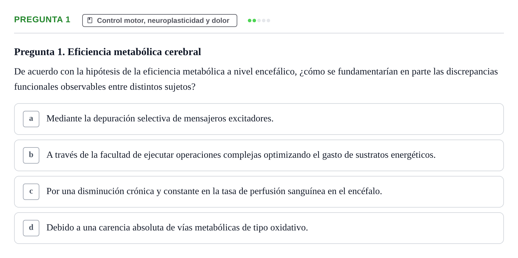Enunciado: Pregunta 1 · Anatomía Humana UB 2024