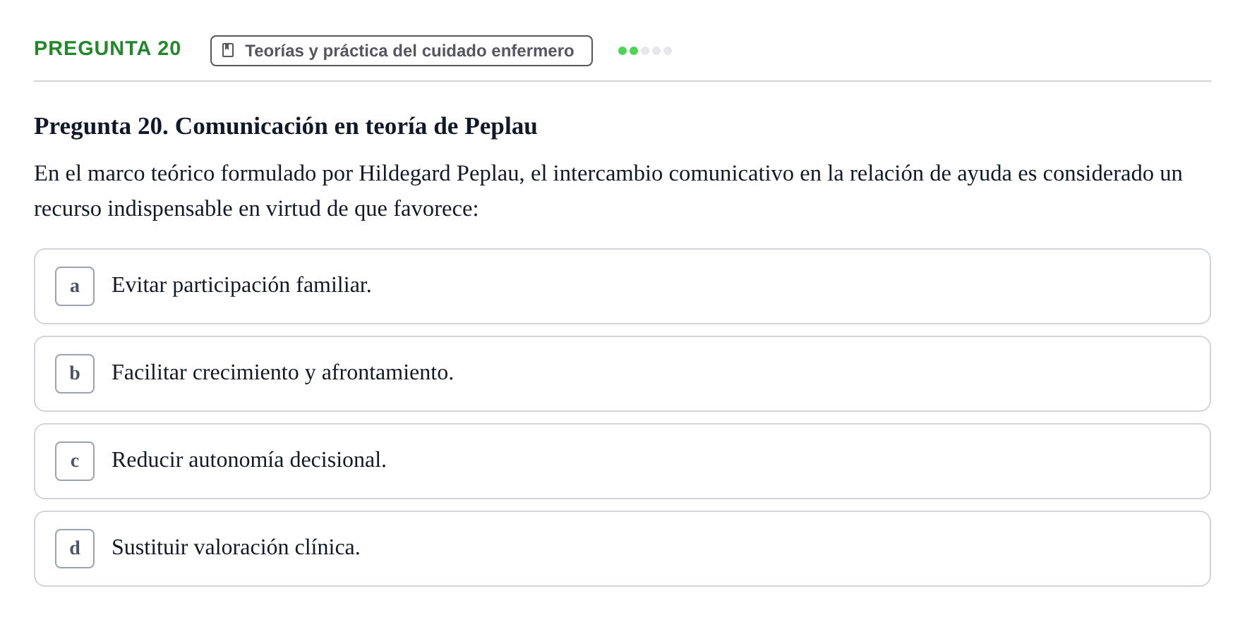 Enunciado: Pregunta 20 · Anatomía Humana UB 2024