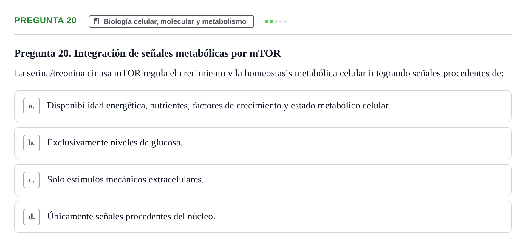 Enunciado: Pregunta 20 · Anatomía Humana UB 2024