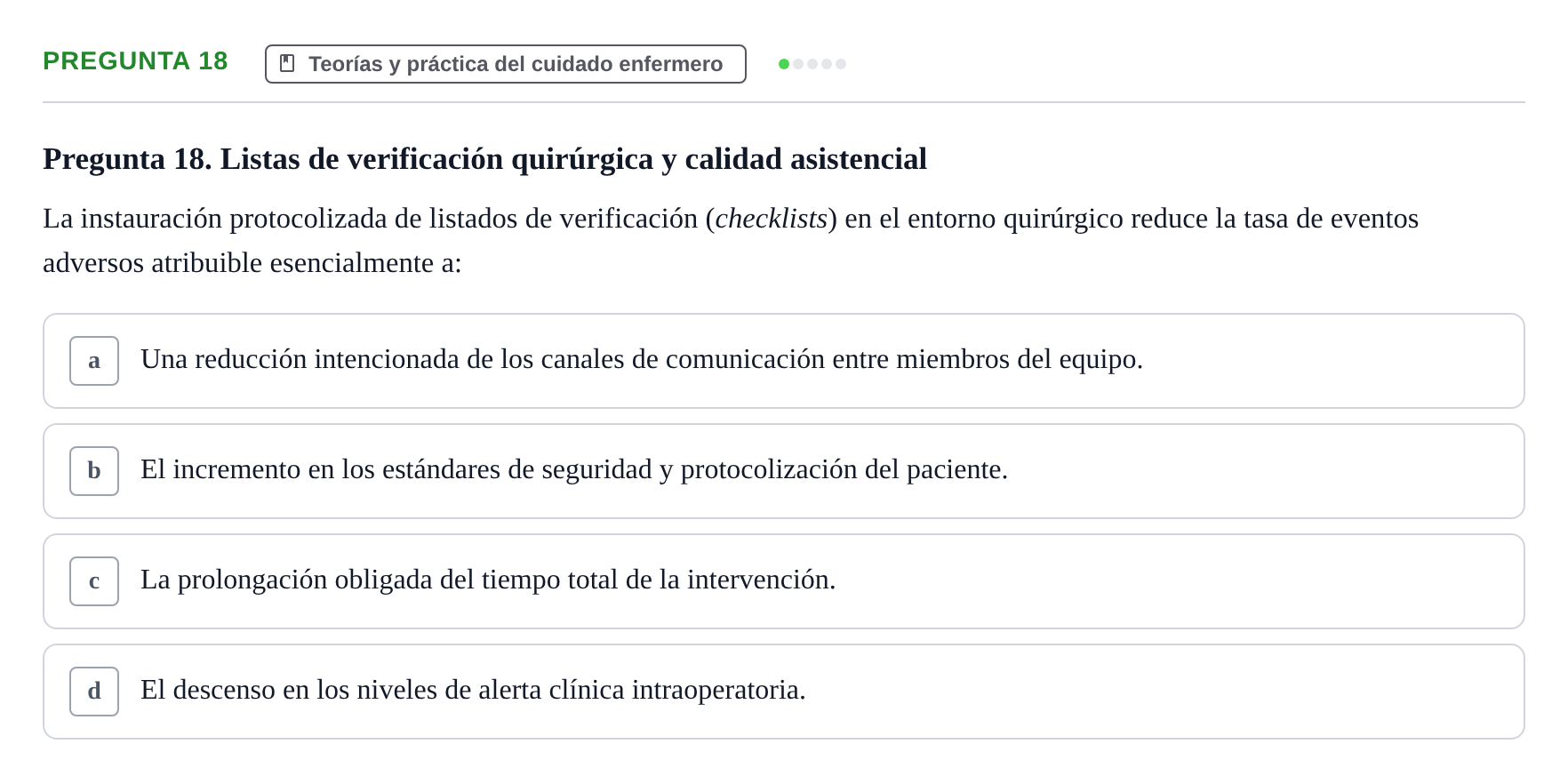 Enunciado: Pregunta 18 · Anatomía Humana UB Juny 2024