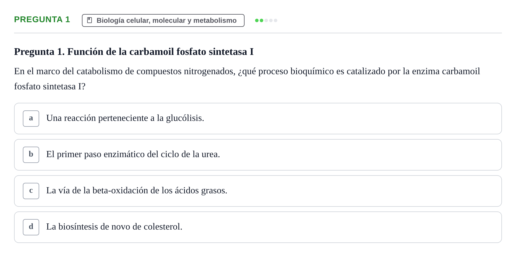 Enunciado: Pregunta 1 · Anatomía Humana UB Juny 2020