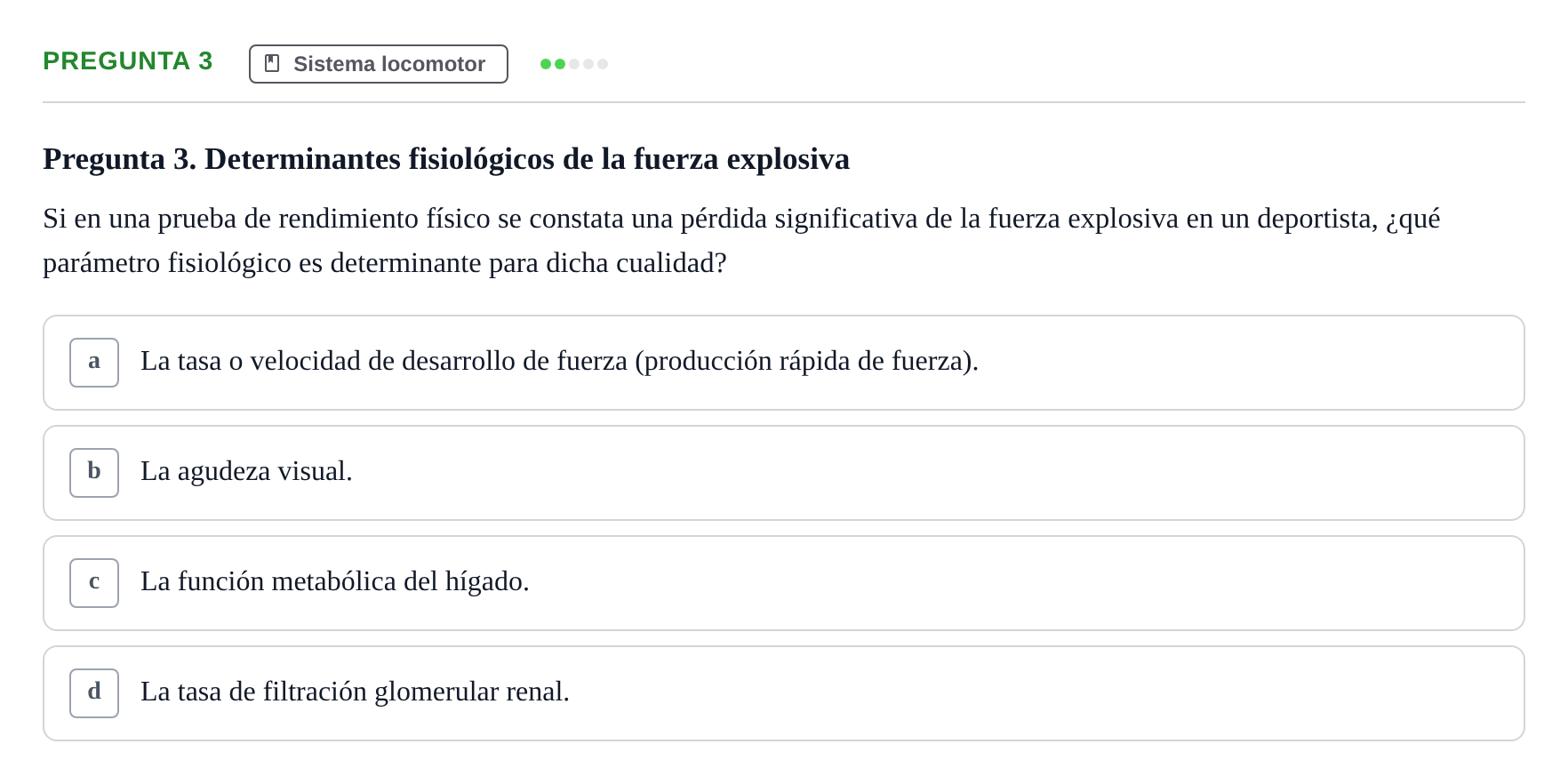 Enunciado: Pregunta 3 · Anatomía Humana UB Juny 2020