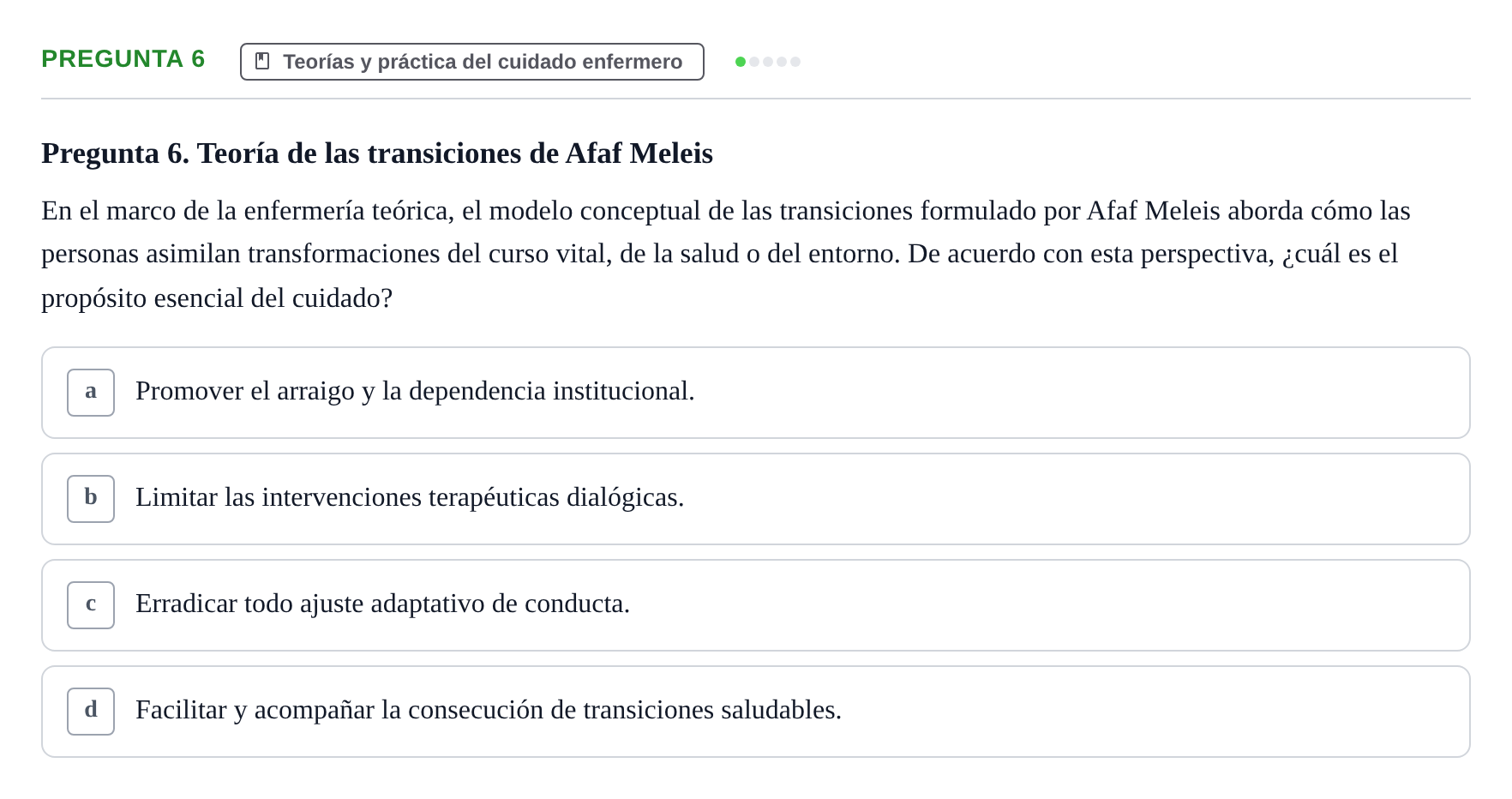 Enunciado: Pregunta 6 · Anatomía Humana UB Juny 2020