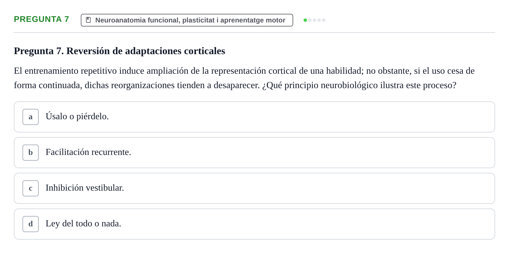 Enunciado: Pregunta 7 · bioquímica i nutrició UB Juny 2023