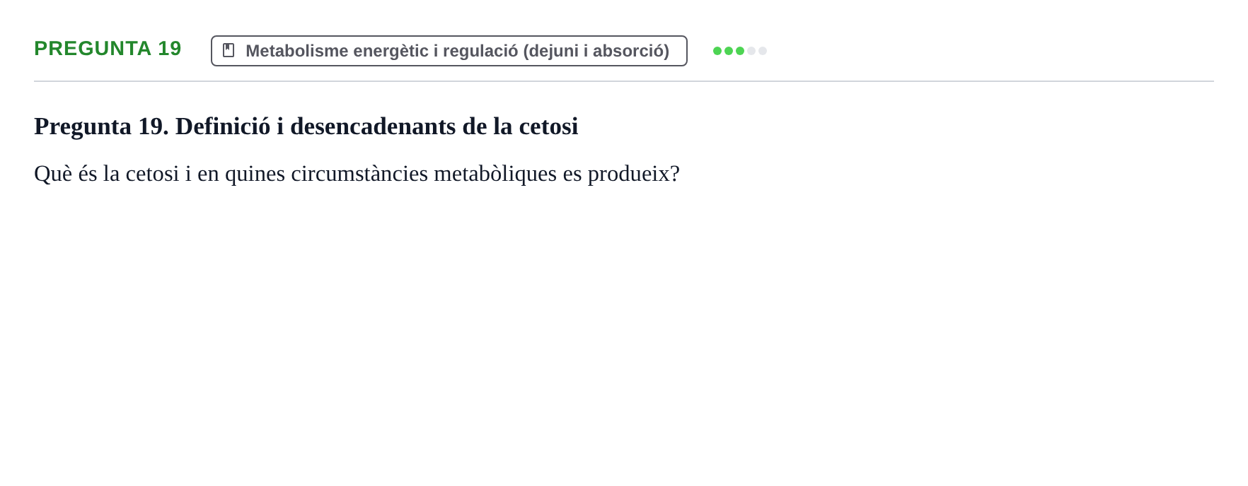 Enunciado: Pregunta 19