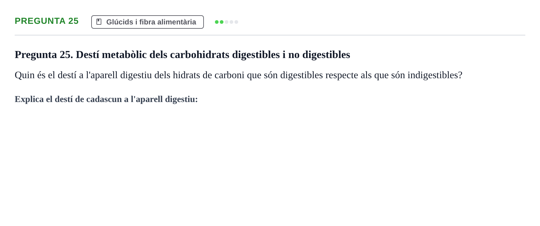Enunciado: Pregunta 25