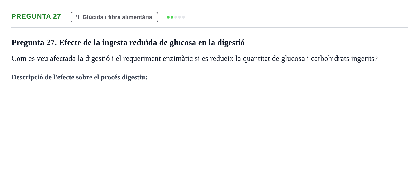 Enunciado: Pregunta 27