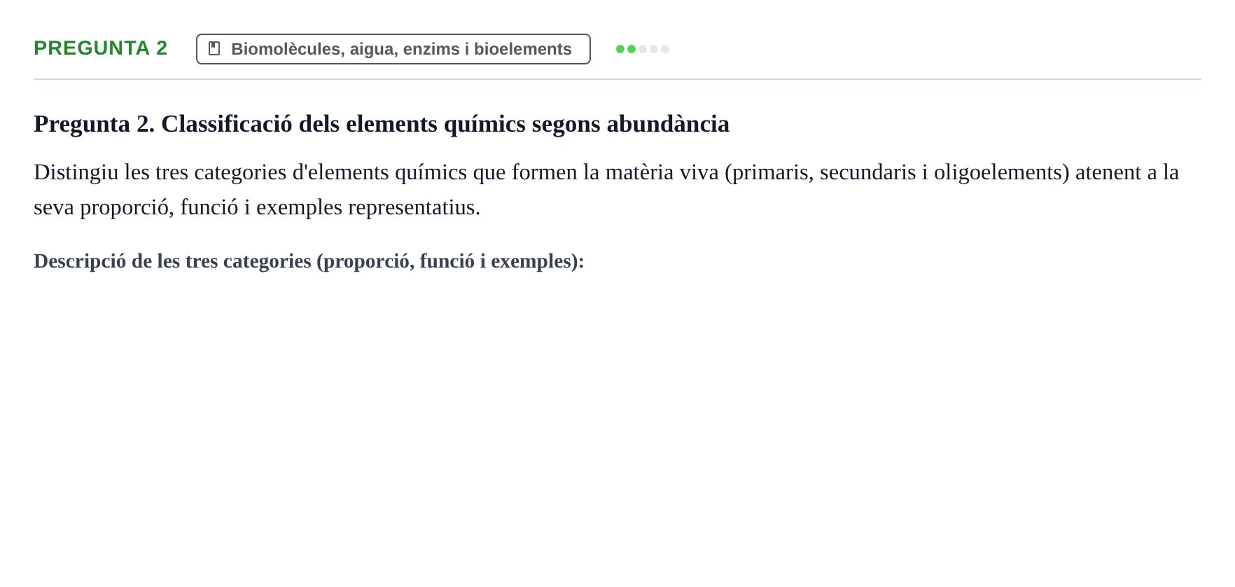 Enunciado: Pregunta 2