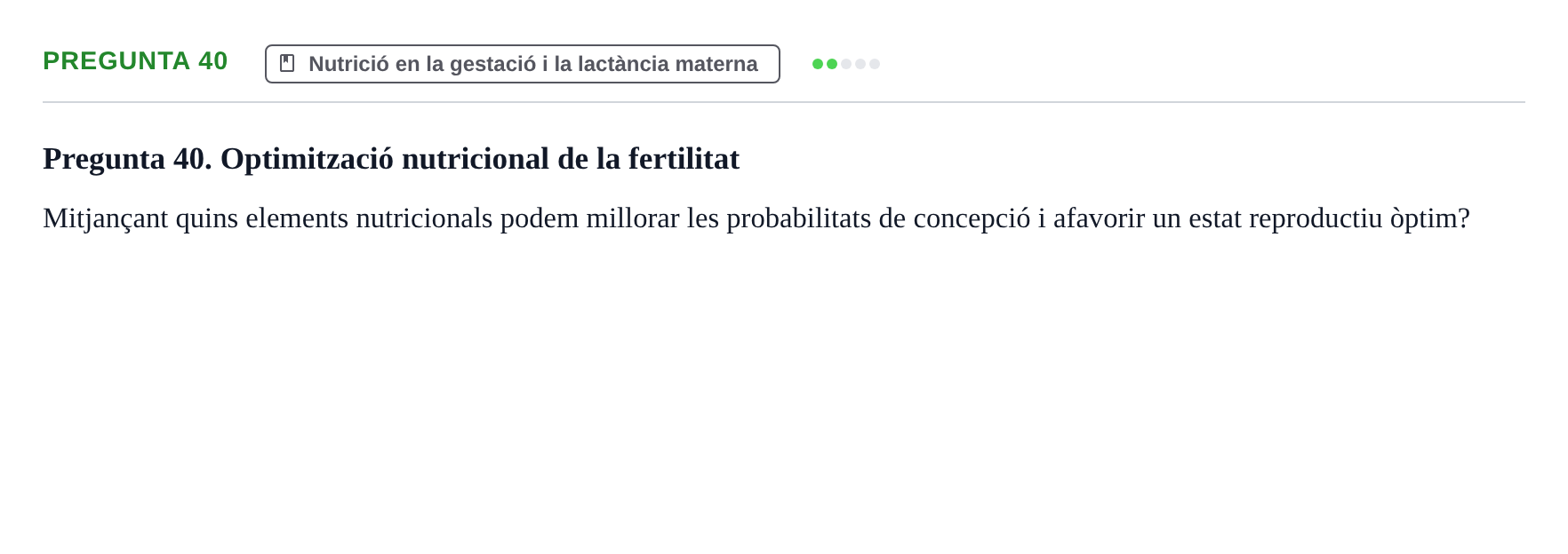 Enunciado: Pregunta 40
