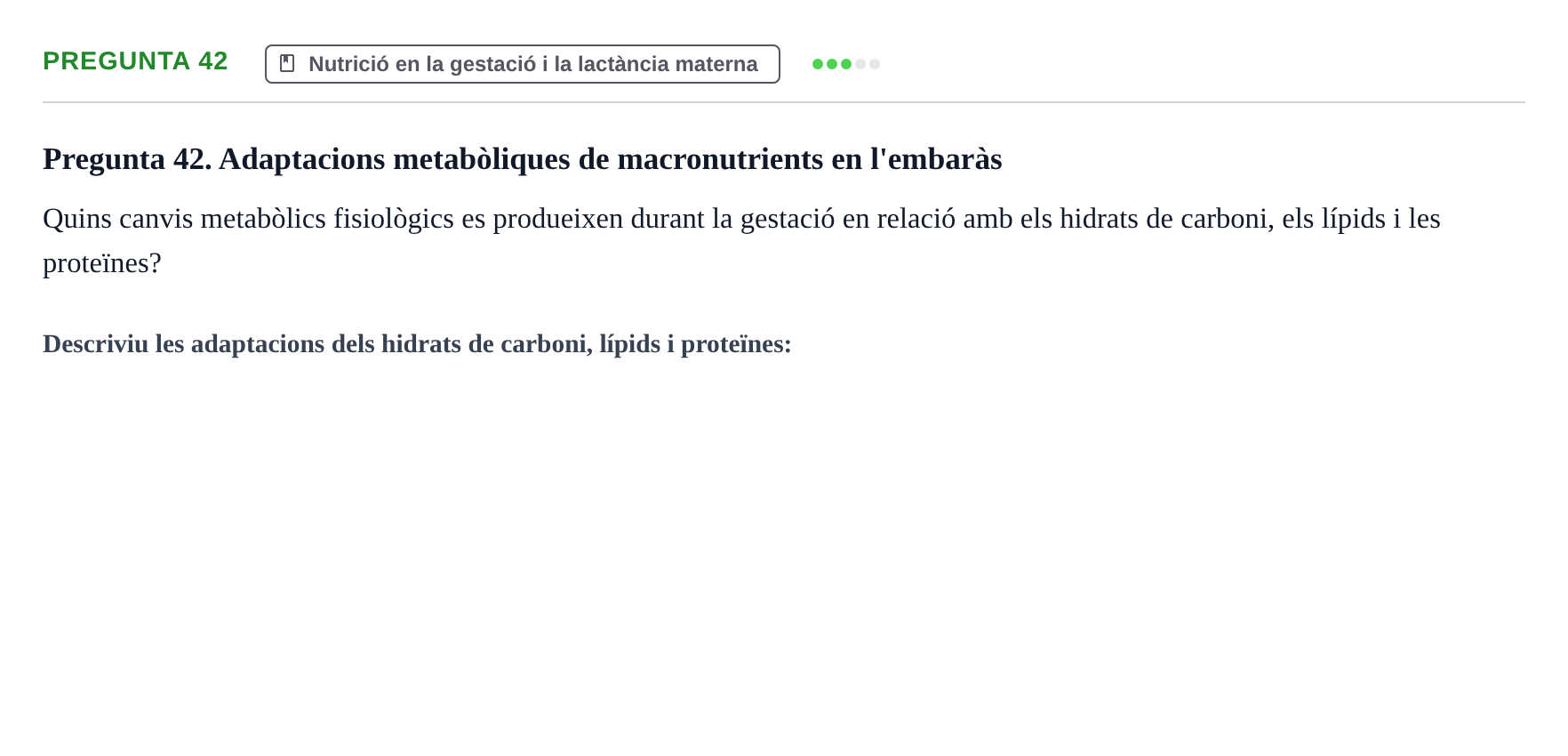 Enunciado: Pregunta 42