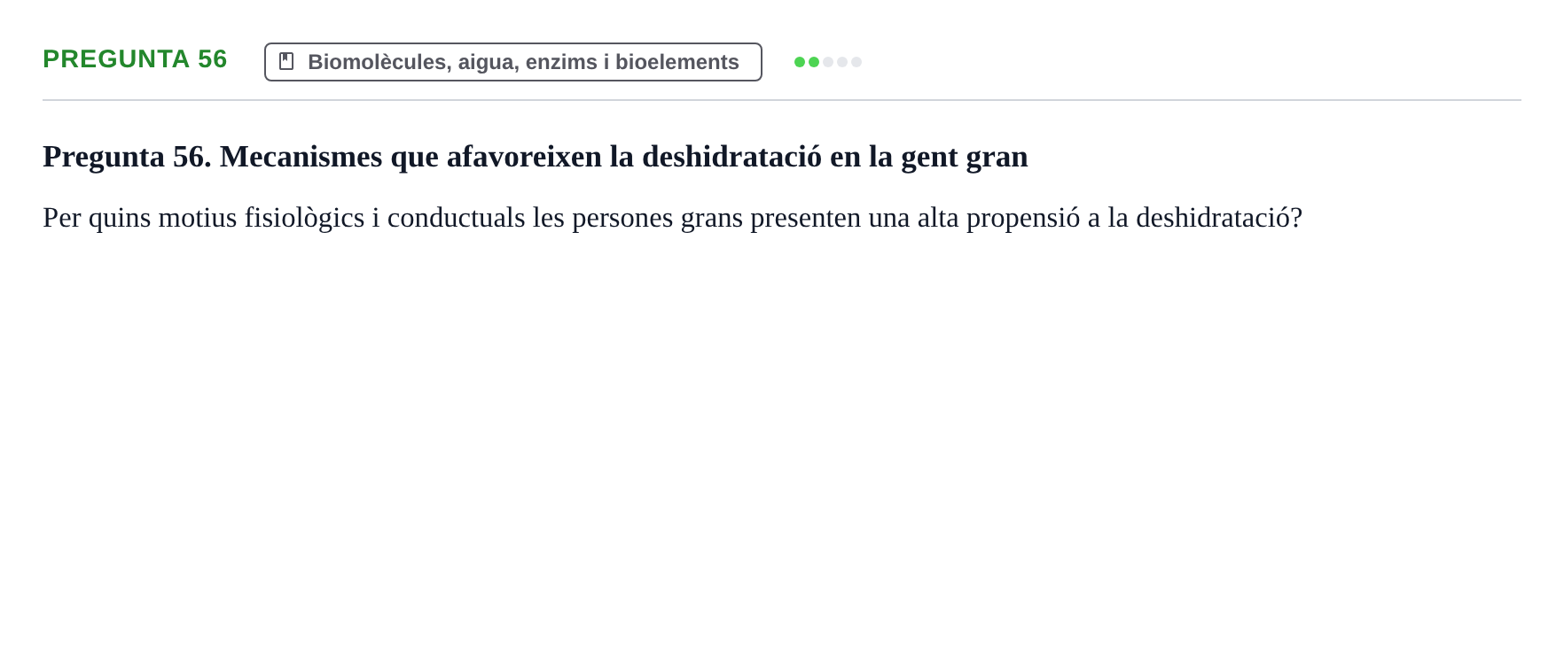 Enunciado: Pregunta 56