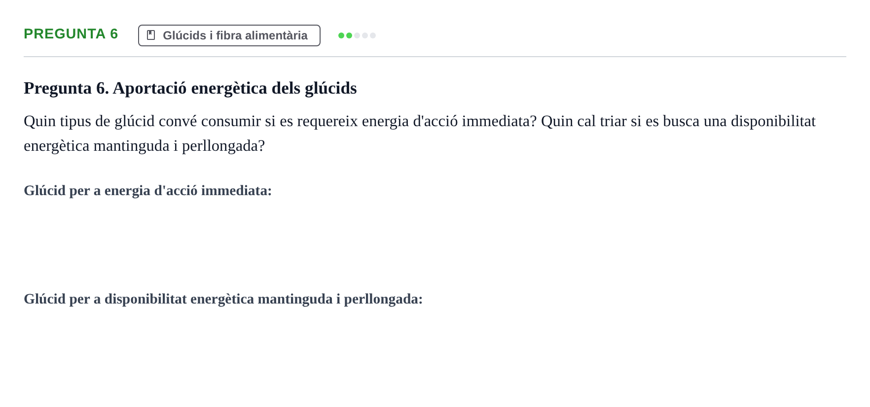 Enunciado: Pregunta 6