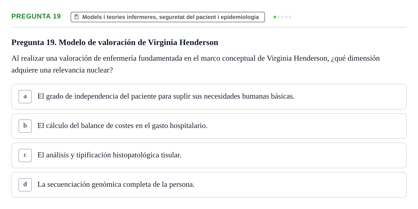 Enunciado: Pregunta 19 · bioquímica i nutrició UB 2025