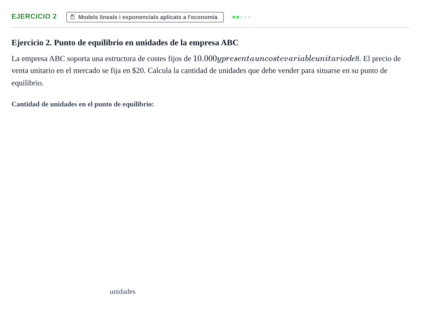 Enunciado: Ejercicio 2