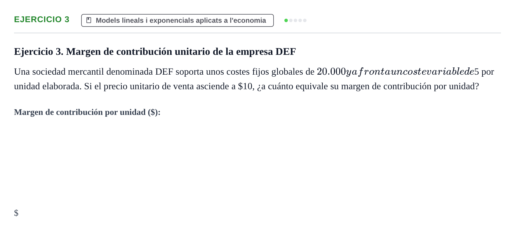 Enunciado: Ejercicio 3
