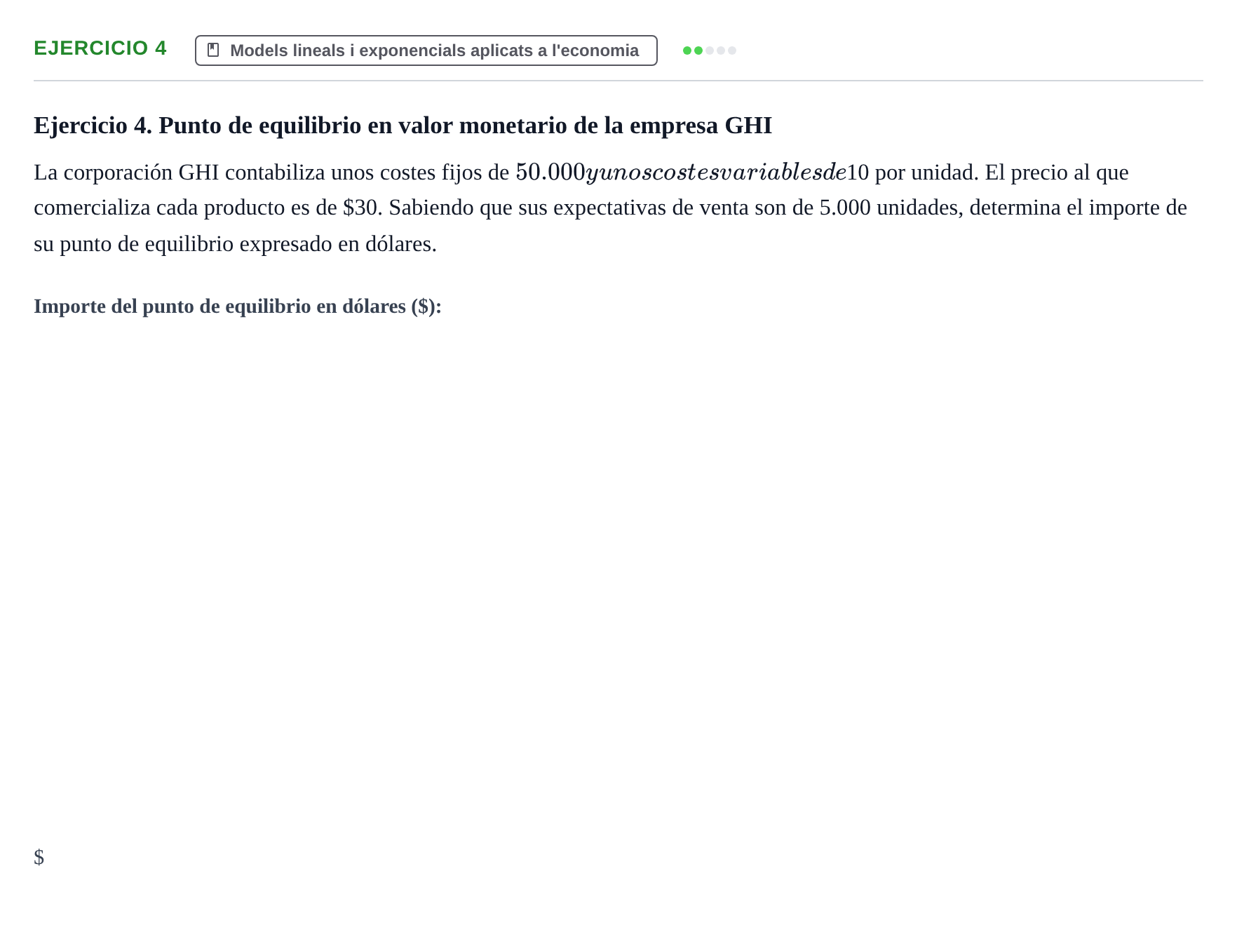 Enunciado: Ejercicio 4