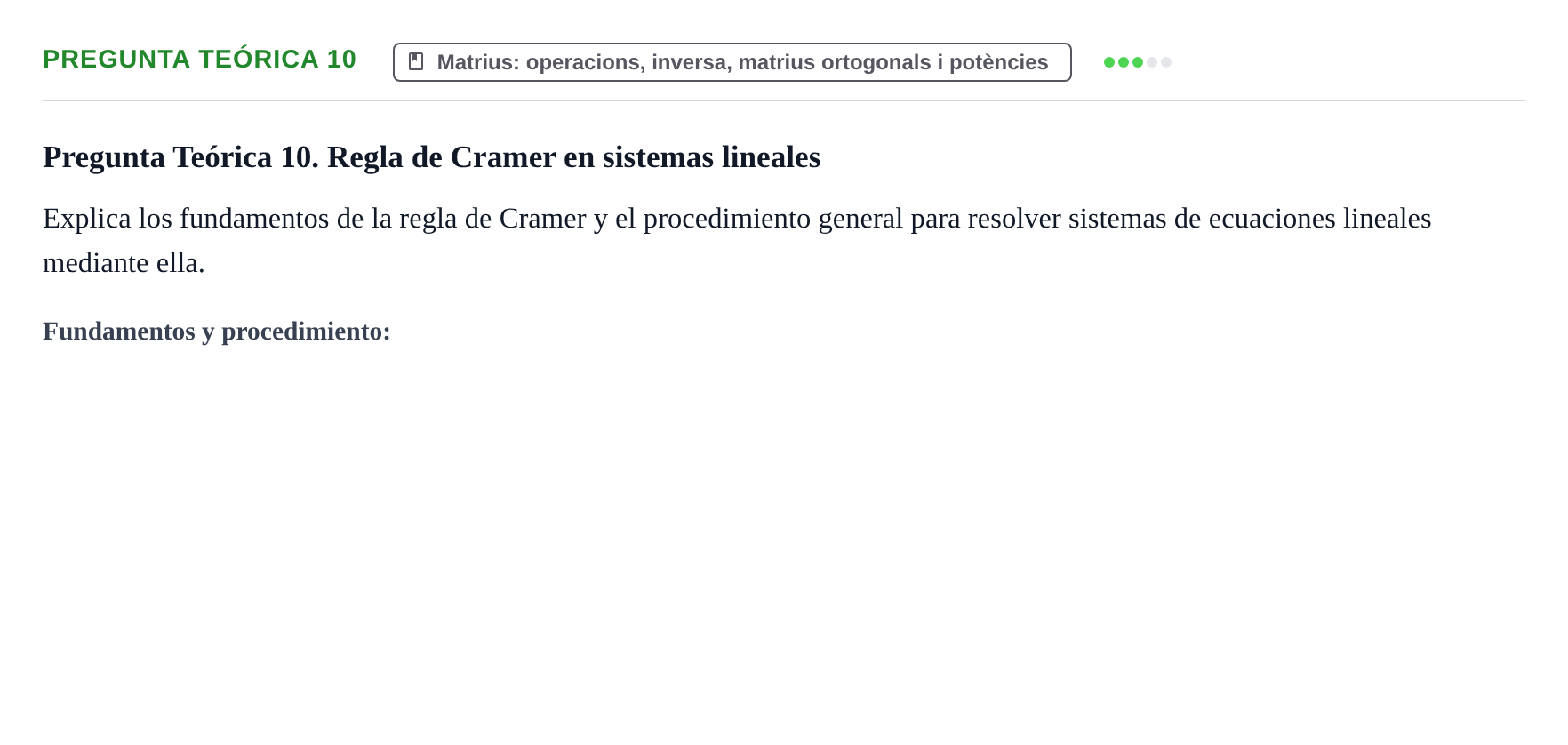 Enunciado: Pregunta Teórica 10