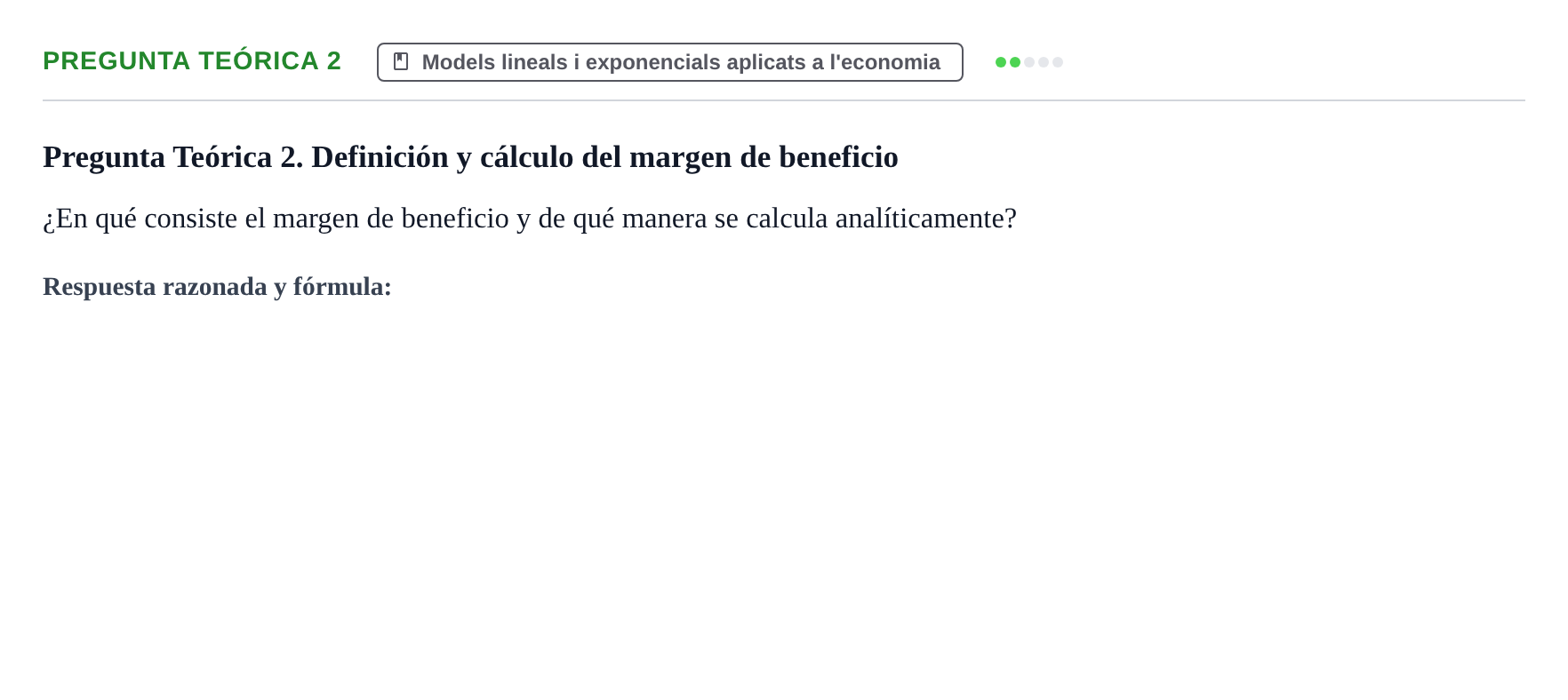Enunciado: Pregunta Teórica 2