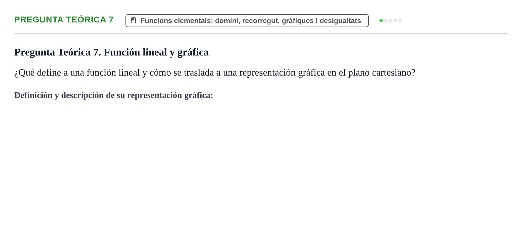 Enunciado: Pregunta Teórica 7