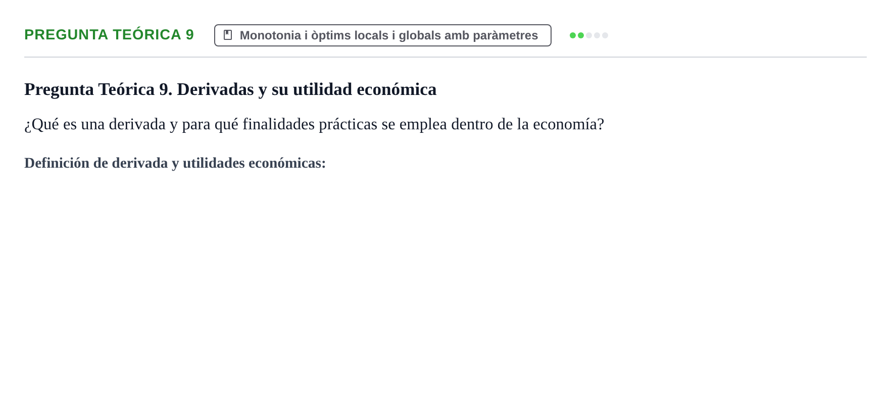Enunciado: Pregunta Teórica 9