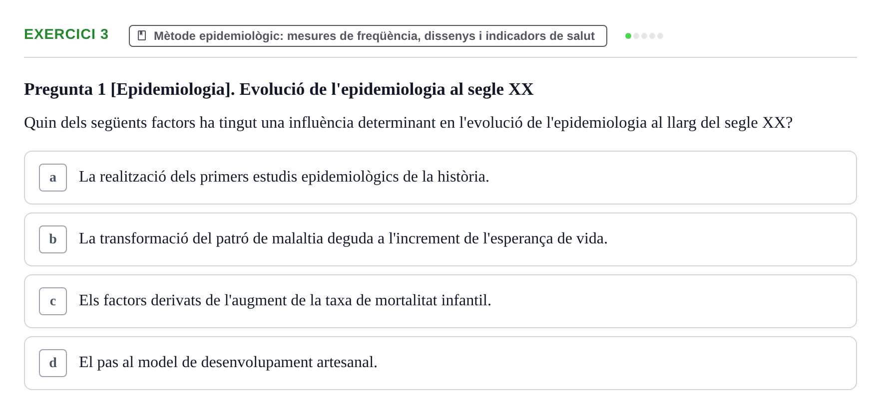 Enunciado: Problema 3 · instruments dels estudis de la salut UB Examen d'Epidemiologia i Demografia Sanitària