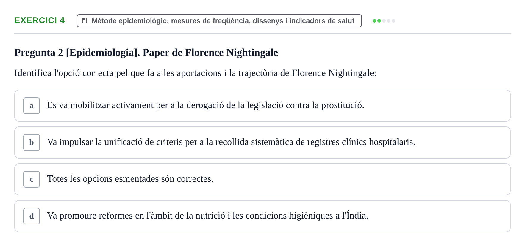 Enunciado: Problema 4 · instruments dels estudis de la salut UB Examen d'Epidemiologia i Demografia Sanitària