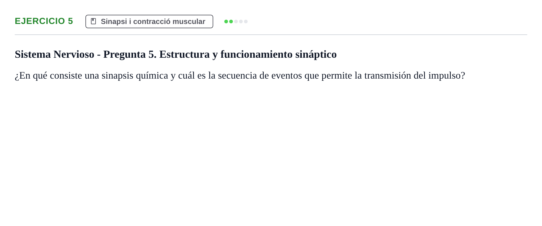 Enunciado: 5