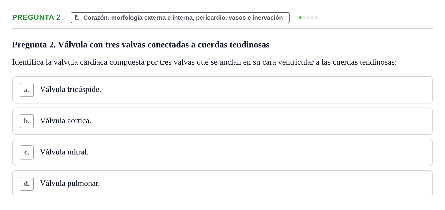 Enunciado: Pregunta 2