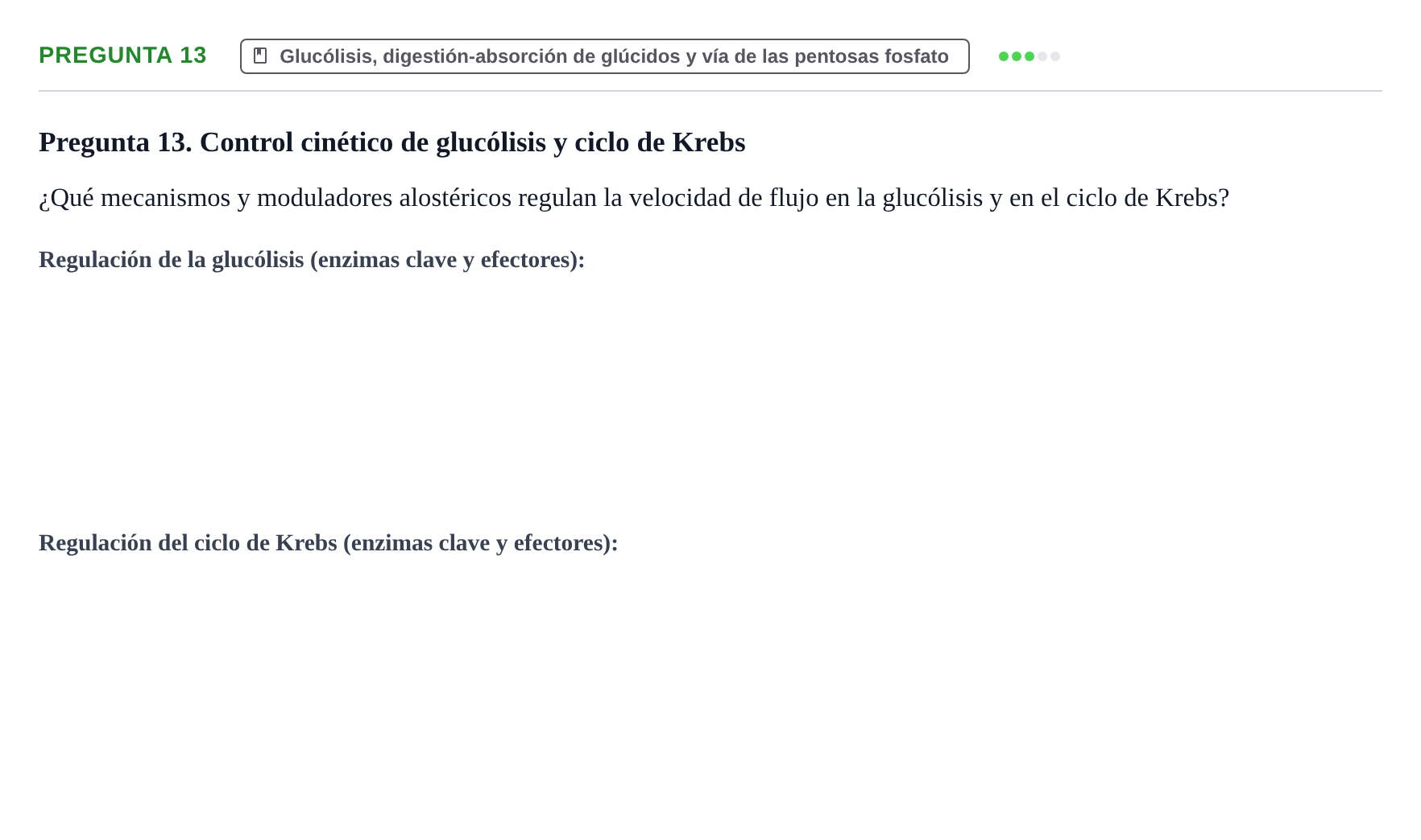 Enunciado: Pregunta 13