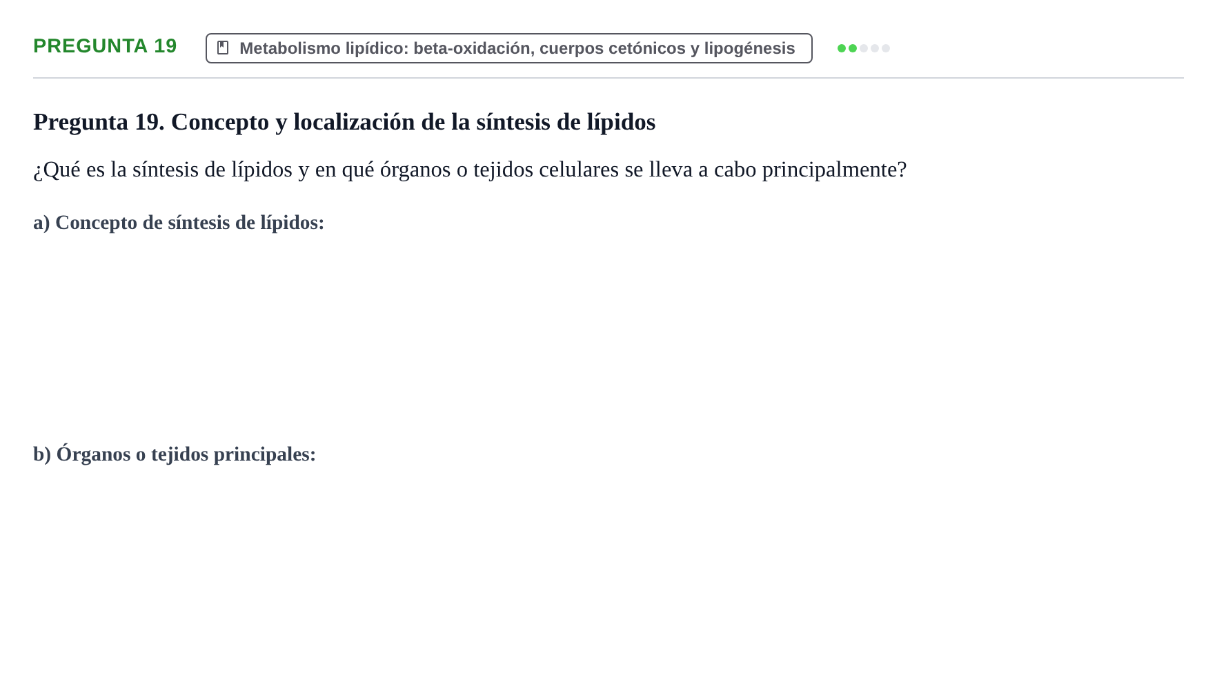 Enunciado: Pregunta 19