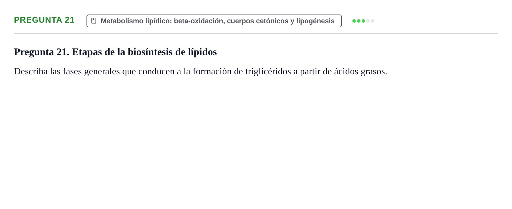 Enunciado: Pregunta 21