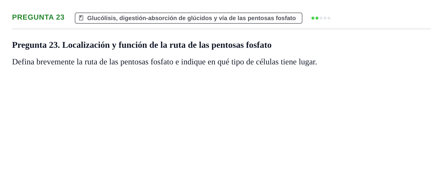 Enunciado: Pregunta 23