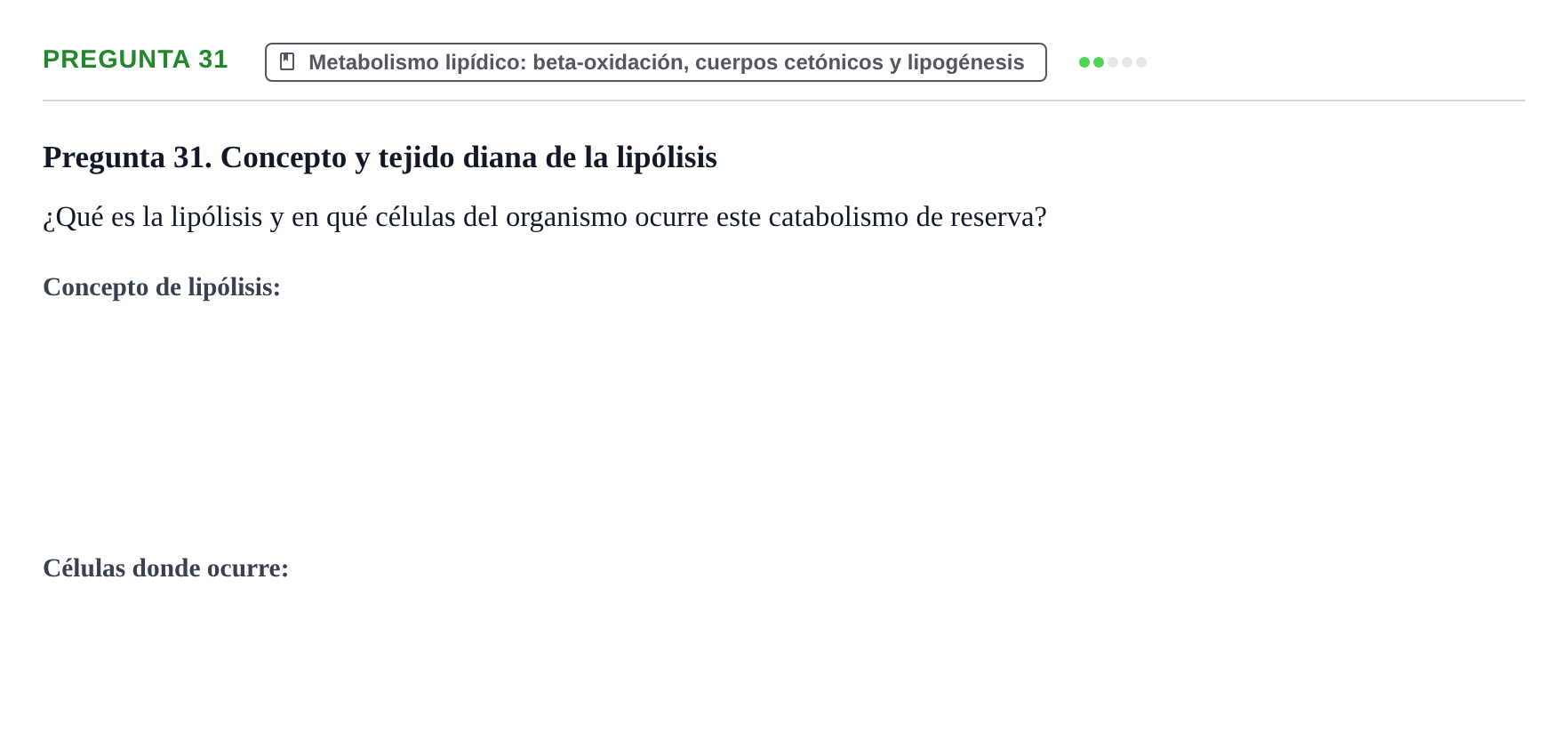 Enunciado: Pregunta 31