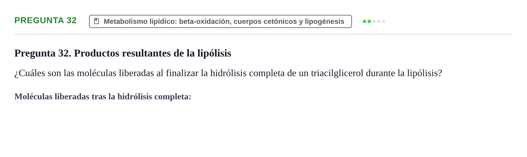 Enunciado: Pregunta 32
