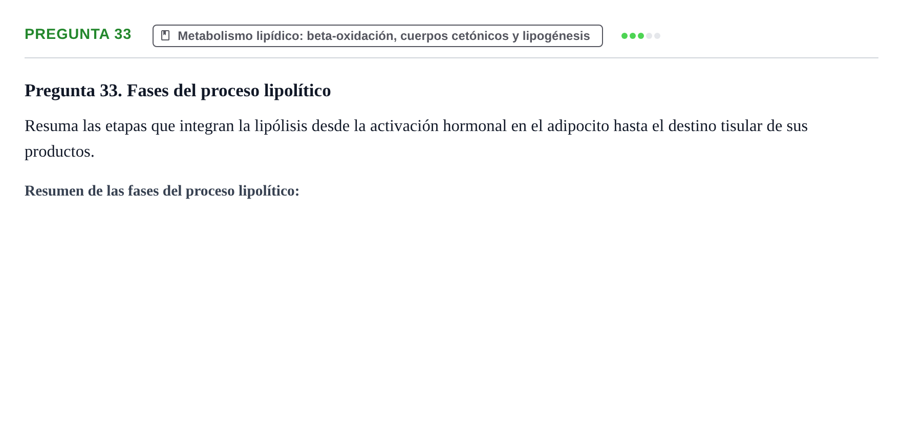 Enunciado: Pregunta 33