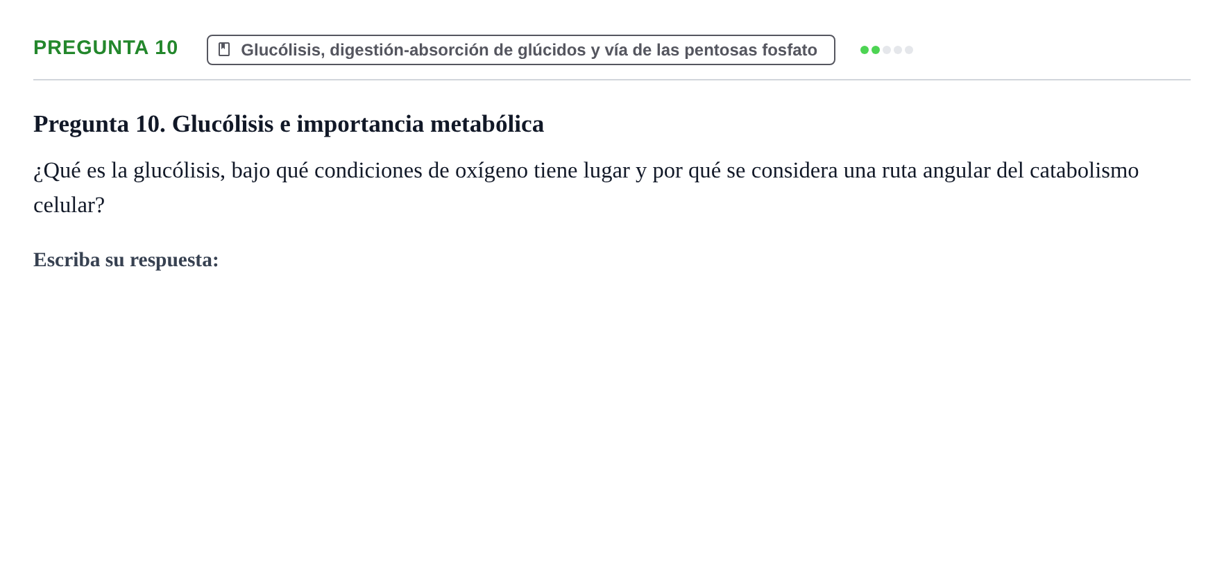 Enunciado: Pregunta 10