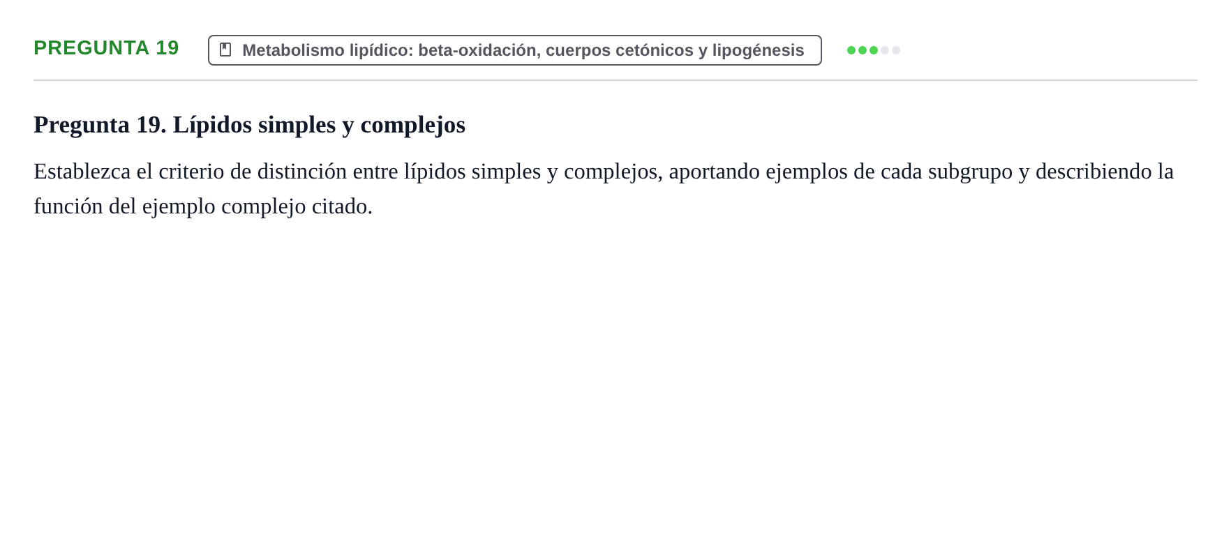 Enunciado: Pregunta 19