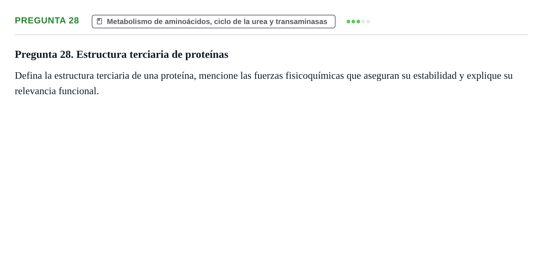 Enunciado: Pregunta 28