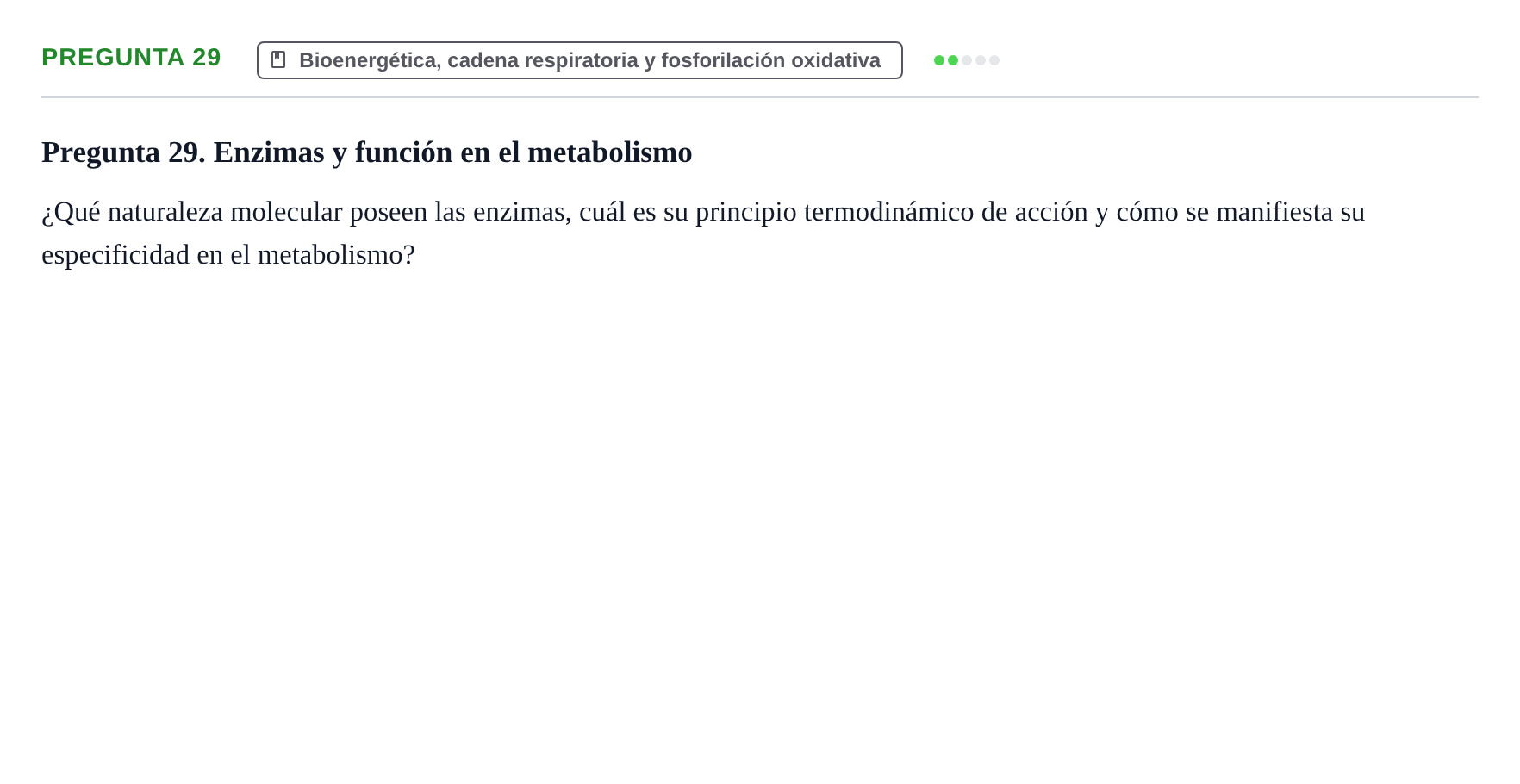 Enunciado: Pregunta 29