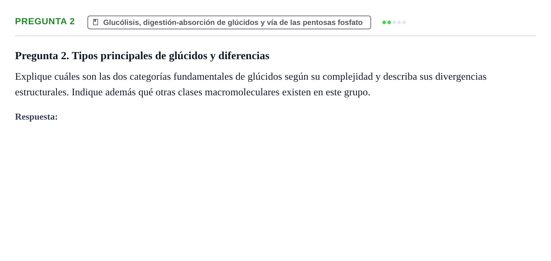 Enunciado: Pregunta 2