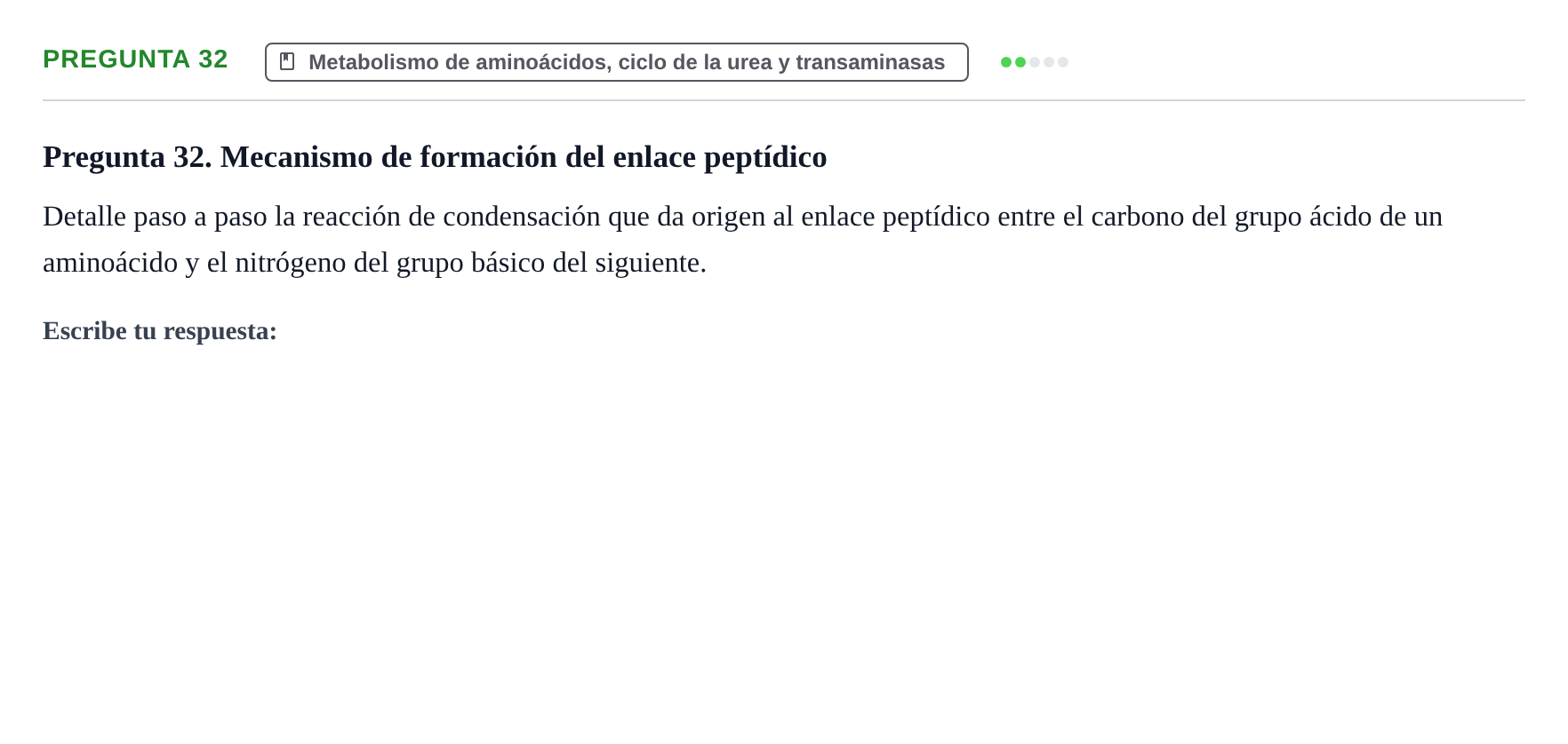 Enunciado: Pregunta 32