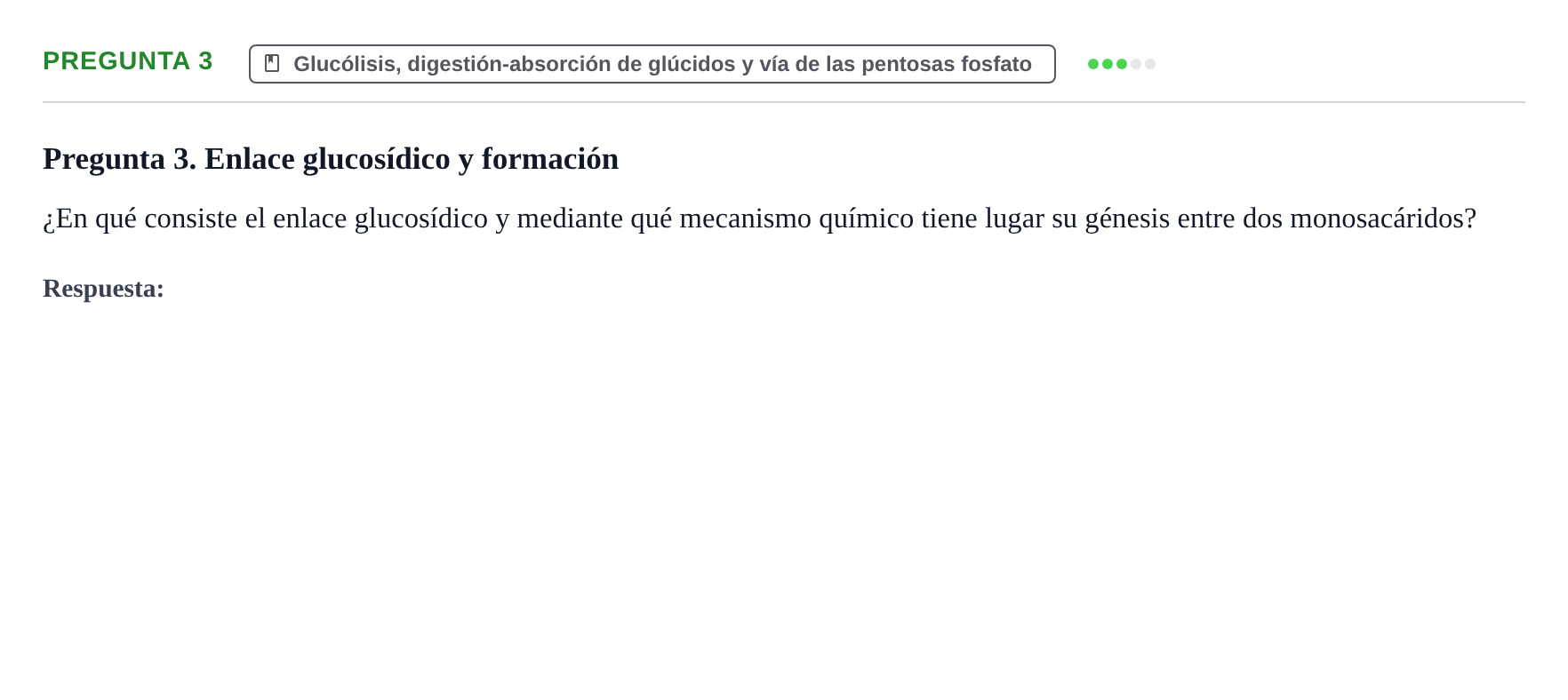 Enunciado: Pregunta 3