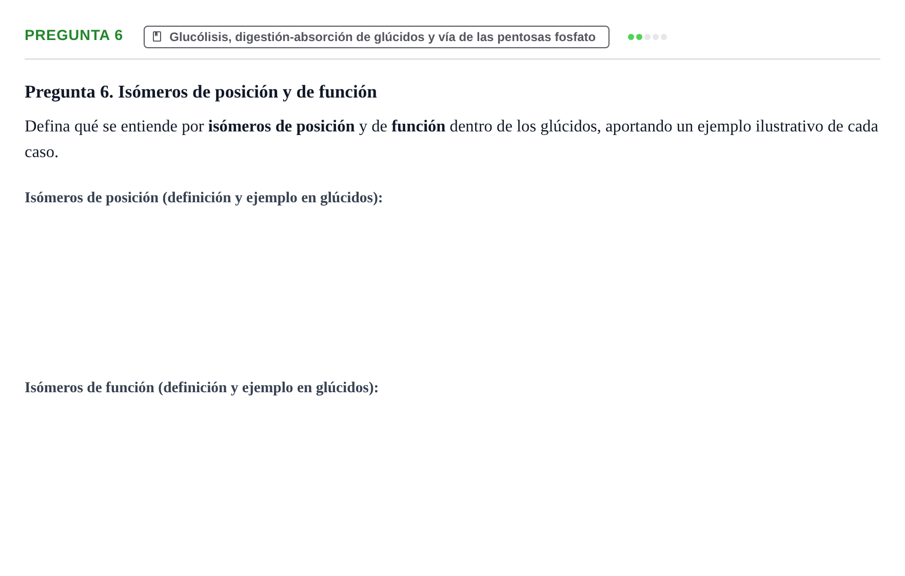 Enunciado: Pregunta 6