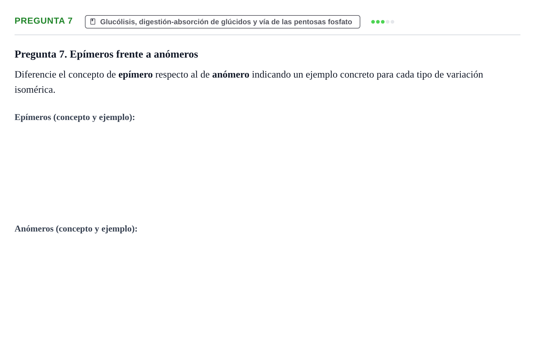 Enunciado: Pregunta 7