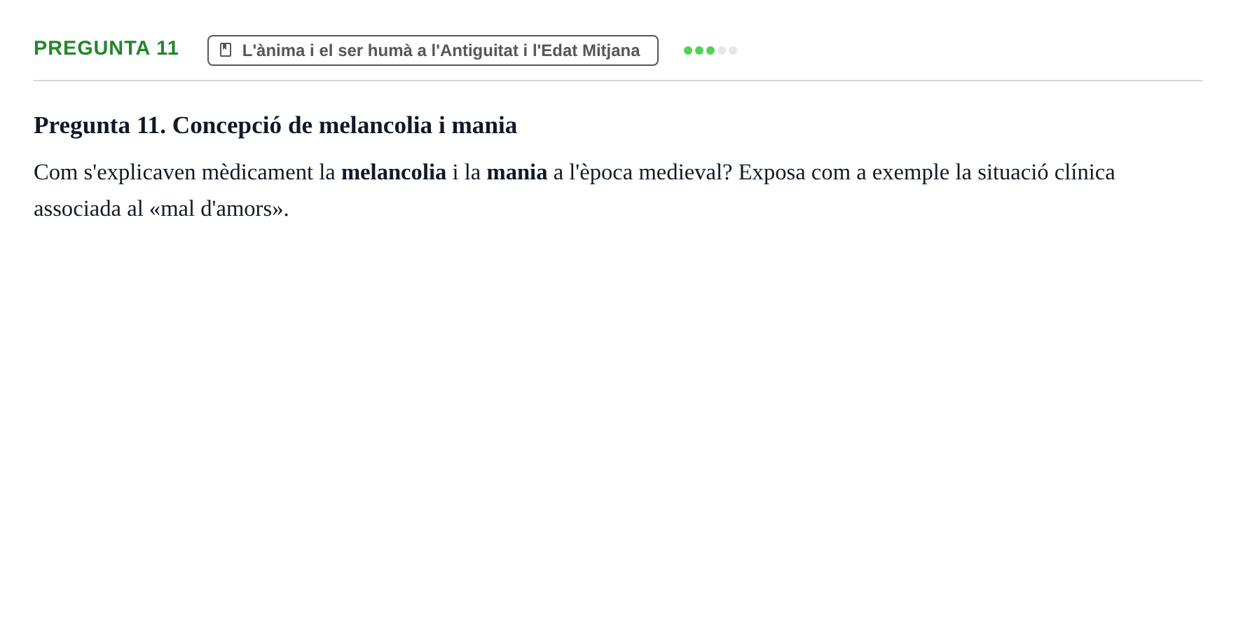 Enunciado: Pregunta 11