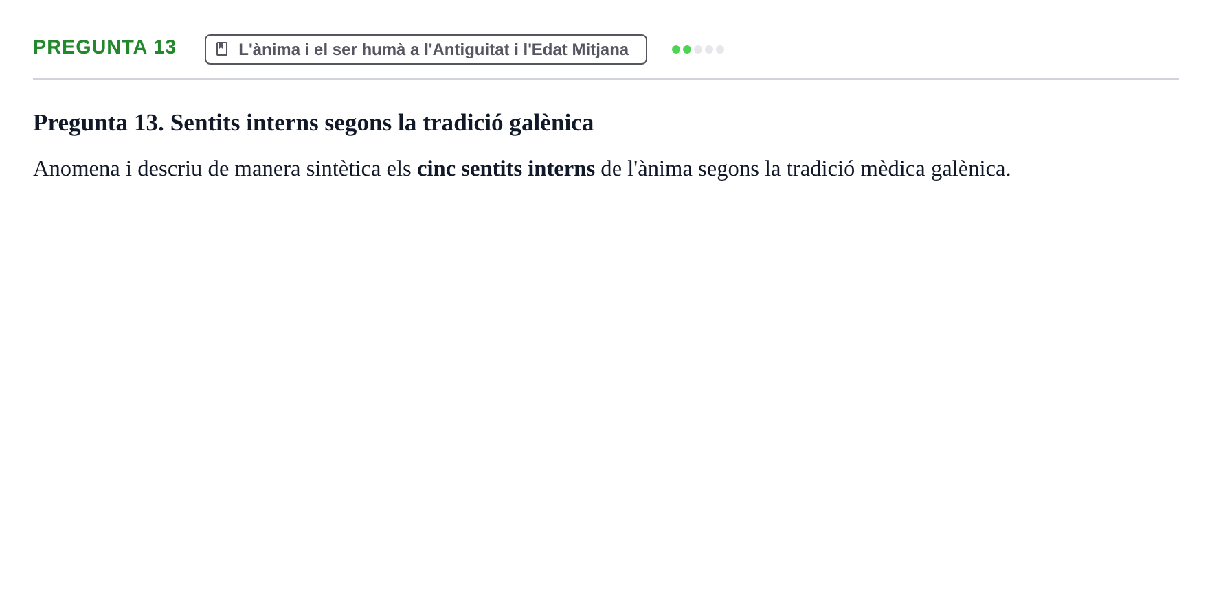 Enunciado: Pregunta 13