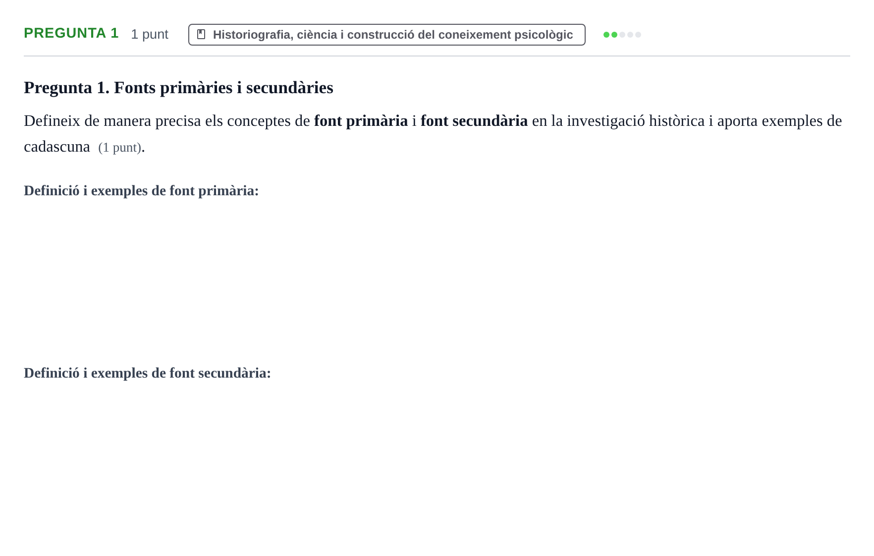 Enunciado: Pregunta 1