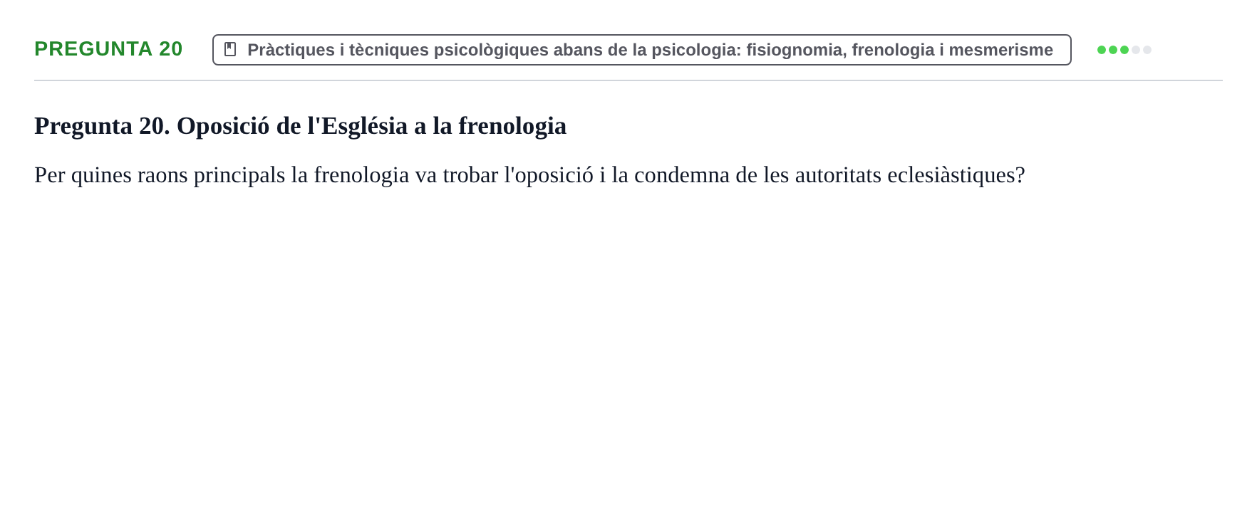 Enunciado: Pregunta 20