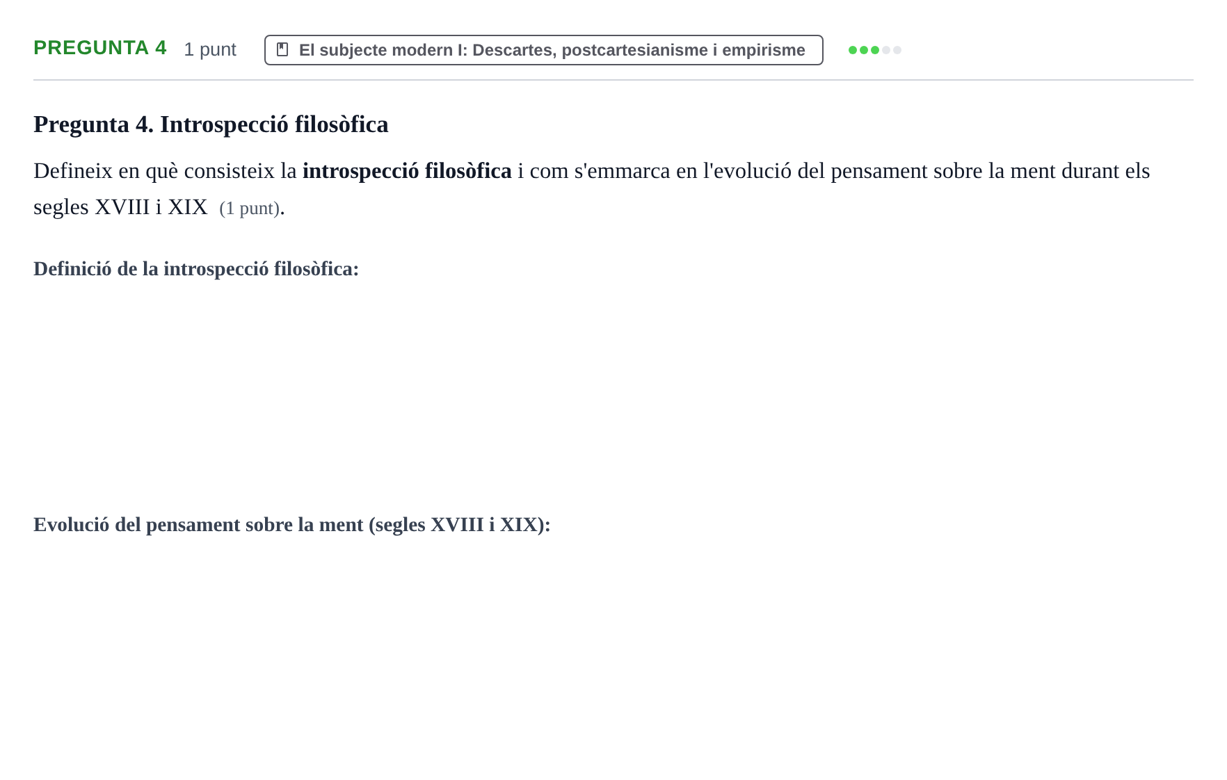 Enunciado: Pregunta 4