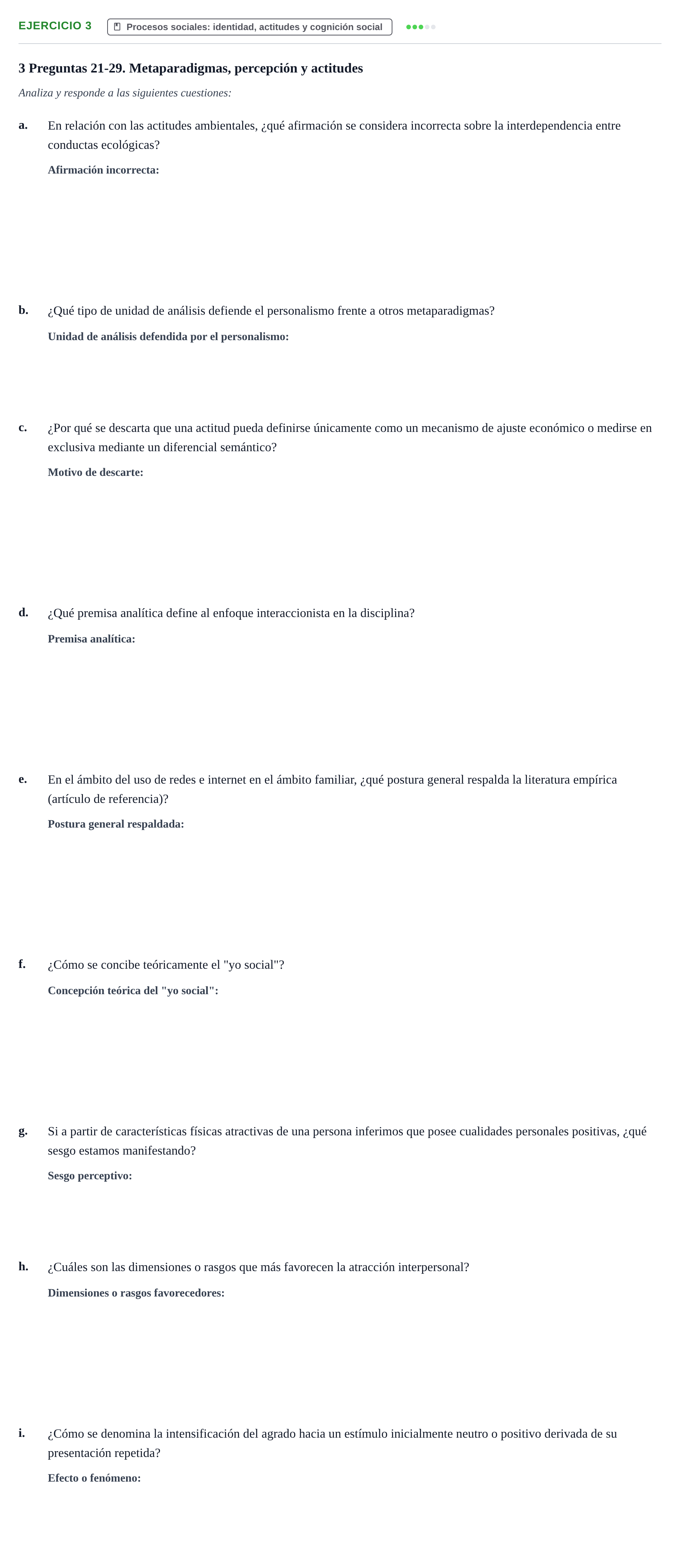 Enunciado: 3 - Procesos sociales